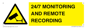 24/7 MONITORING AND REMOTE RECORDING